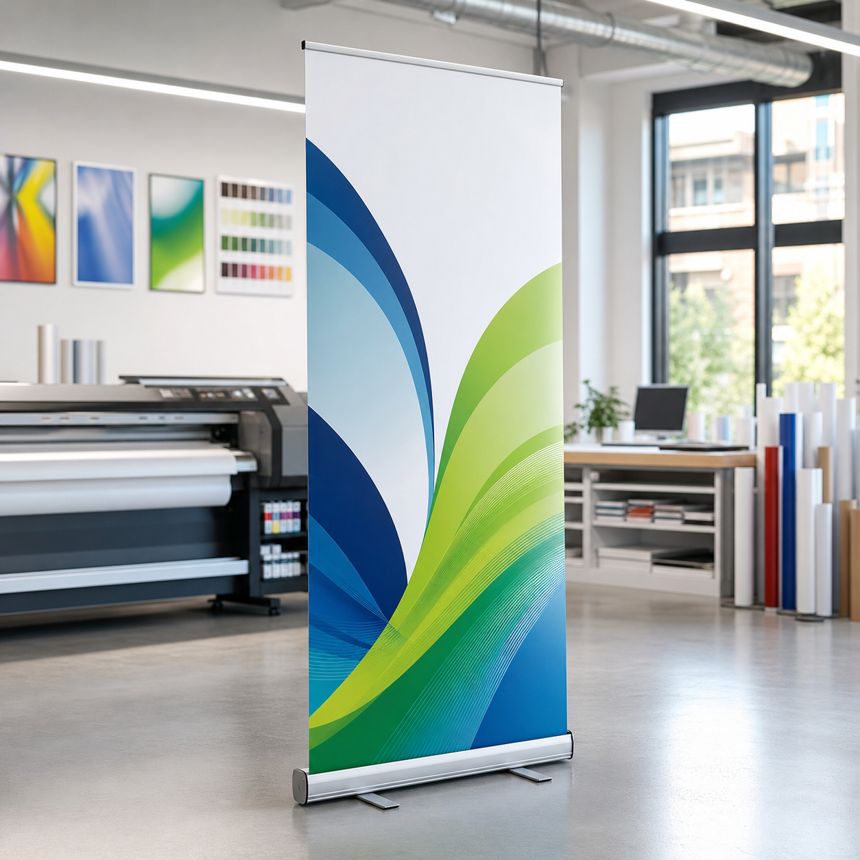 Mockup Banner & Poster Gema Printing