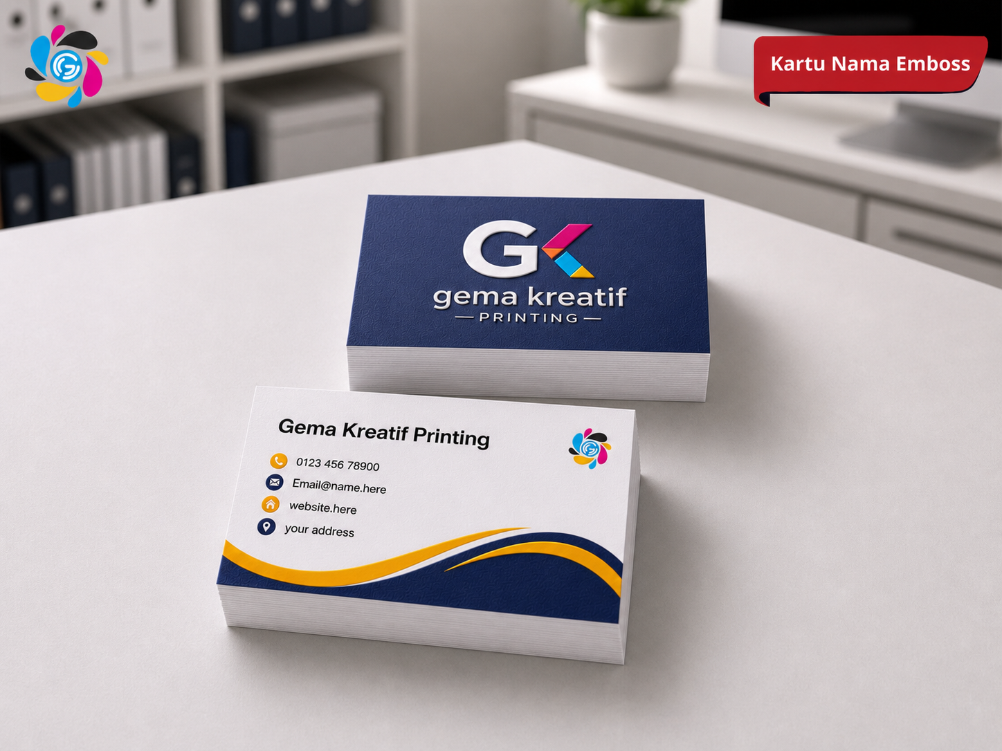 Contoh Kartu Nama Premium